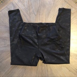 Zyia Black Battleship Camo Leggings.